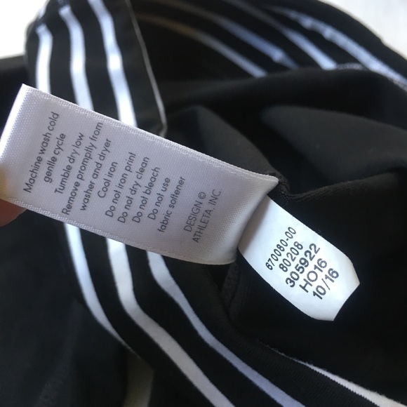 Athleta Girl Black & White Bootcut Leggings - Picture 8 of 9